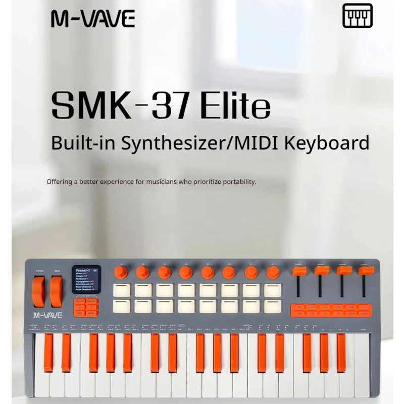 M VAVE SMK 37 Elite 37 Key MID - Midi Controller Pad recension och pris