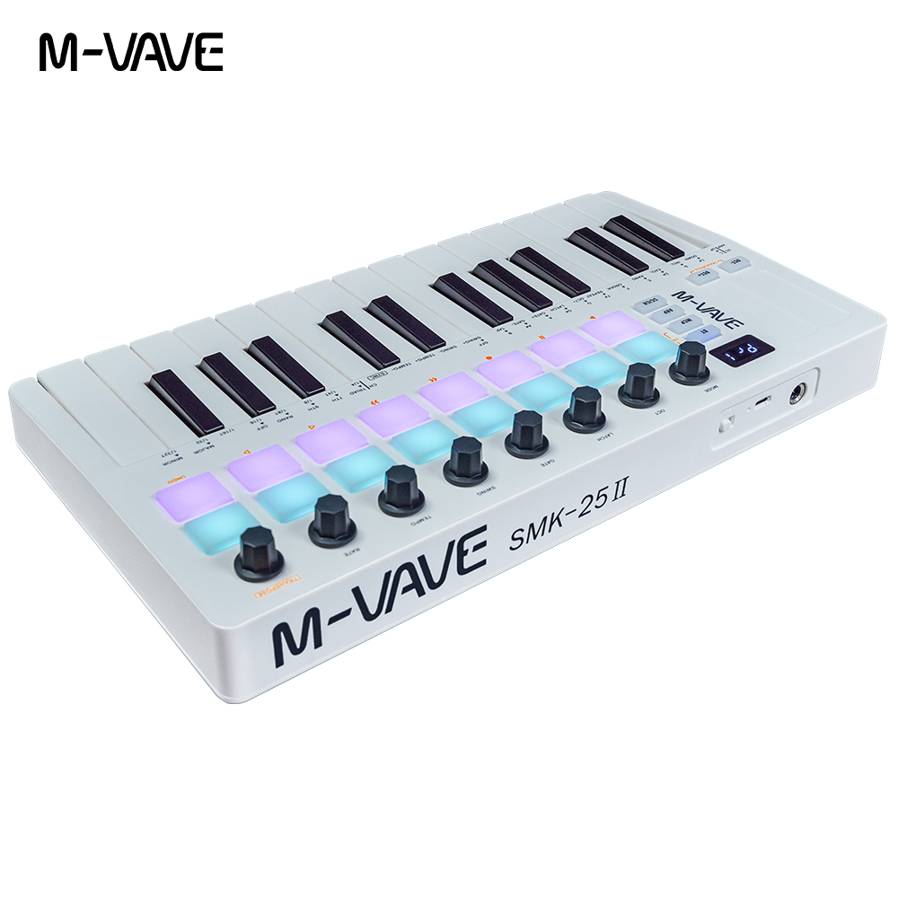 M-VAVE SMK-25 II 25 Key Blueto - Midi Controller Pad recension och pris