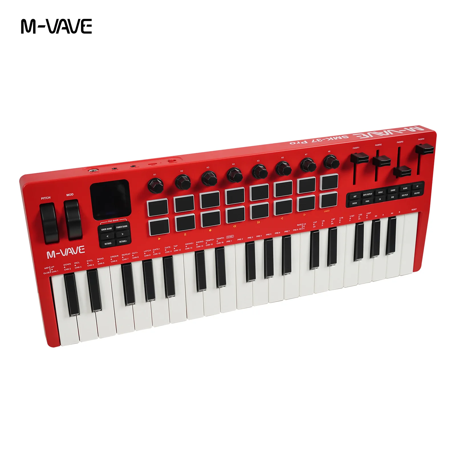 M-VAVE SMK-37 Pro 37-Key MIDI  - Midi Controller Pad recension och pris