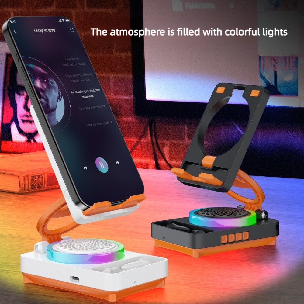 3‑In‑1 Foldable Phone Stand Wi - Audio Music Spotify recension och pris