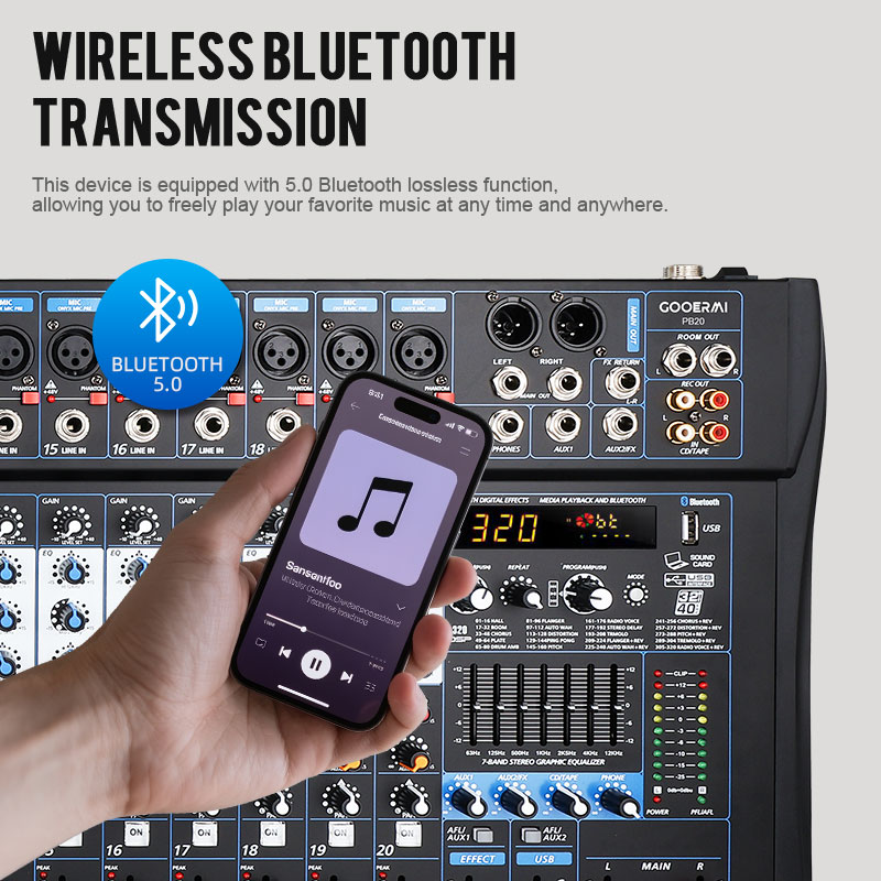 Gooermi PB Series Professional - Audio Music Dj recension och pris